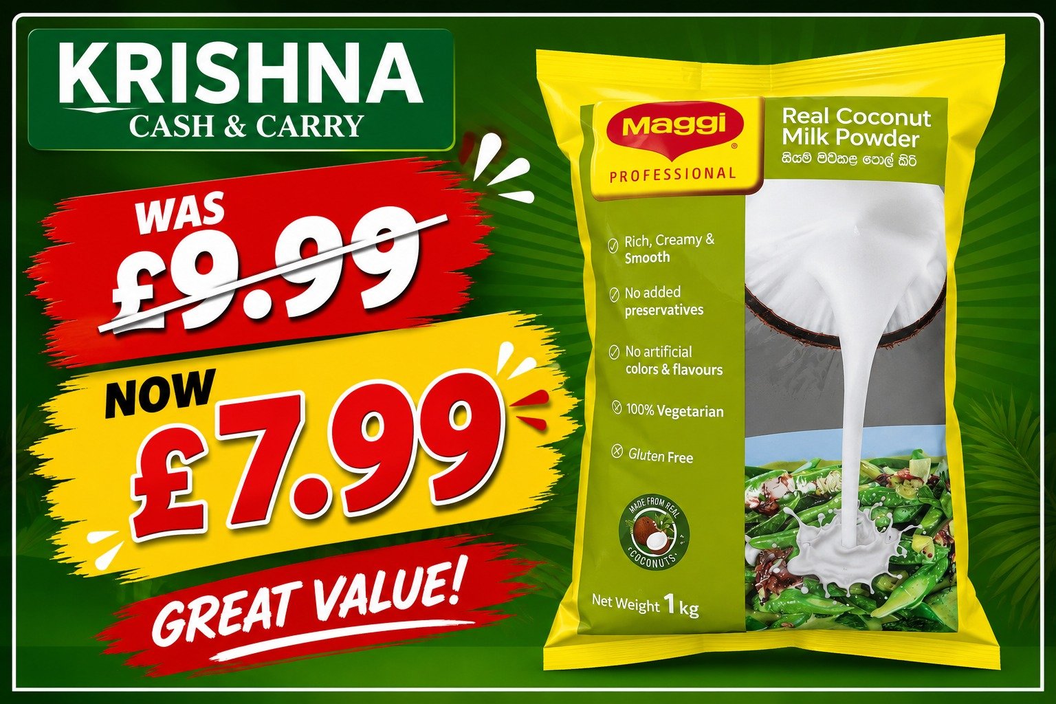 Maggi Coconut Milk Powder 1kg