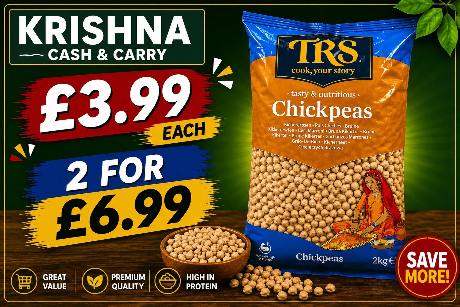 TRS Chickpeas 2kg