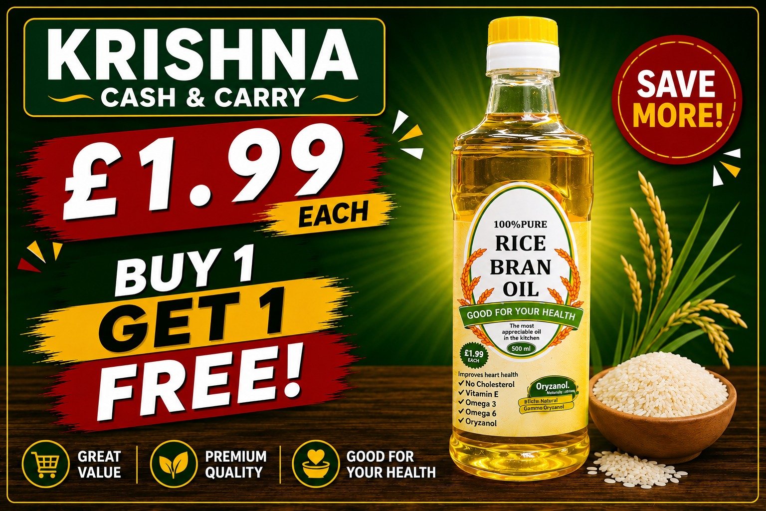 Rice Bran Oil 500ml