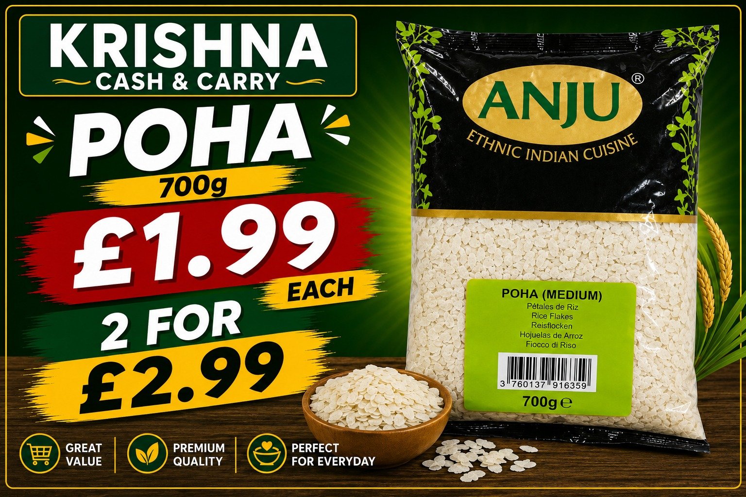 Anju Poha (Medium) 700g
